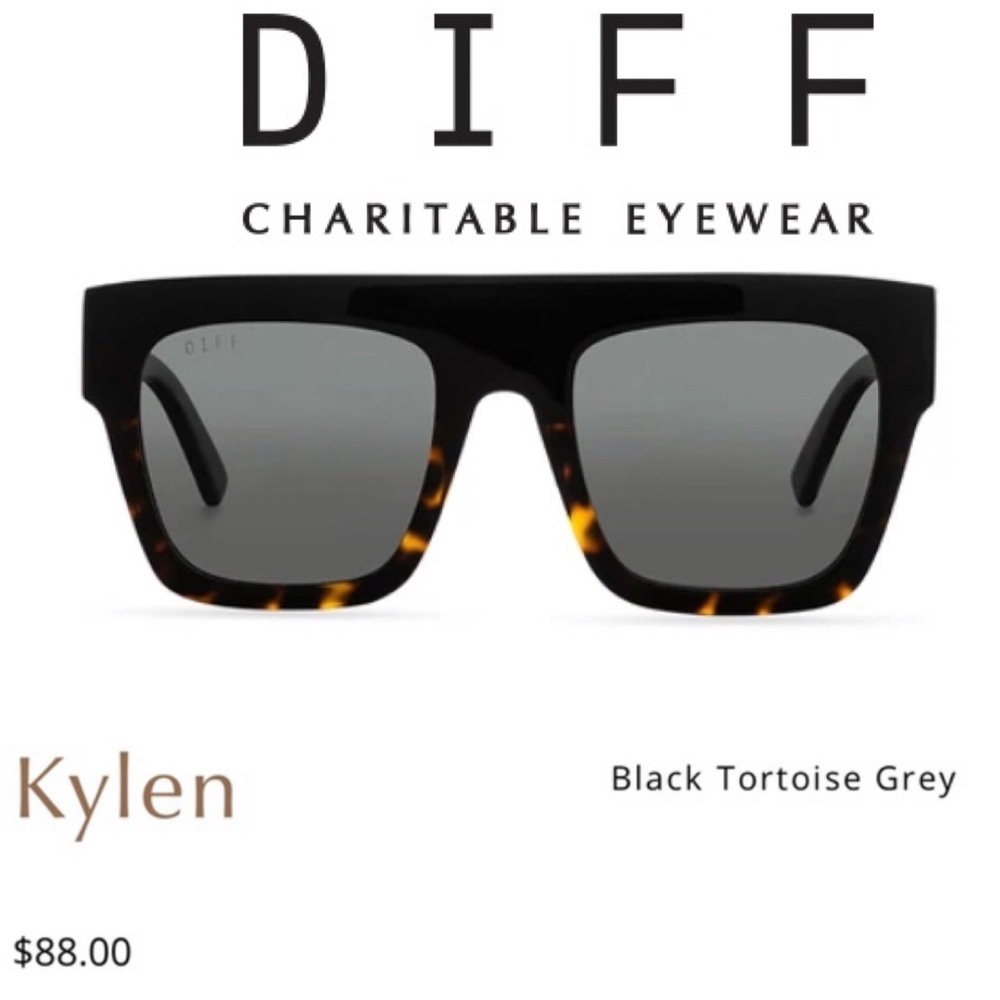 ✖️NWT KYLEN SUNNIES BY DIFF EYEWEAR- BLK TORTOISE
